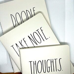 SET OF 3 RAE DUNN JOURNALS